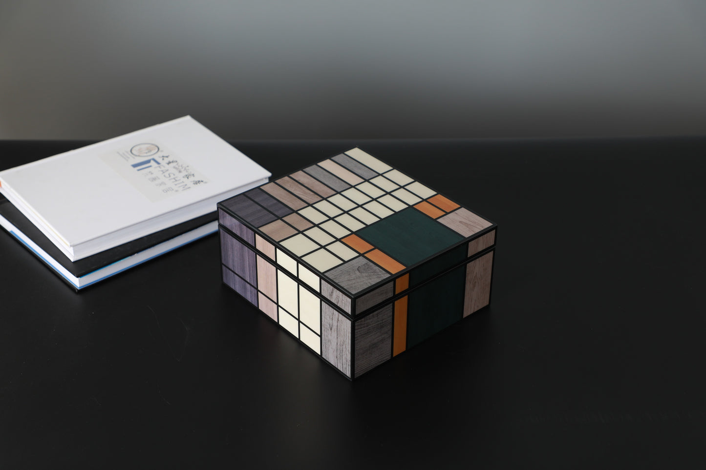 Colourful Mdf & Piano Lacquer Square Storage Box (B)