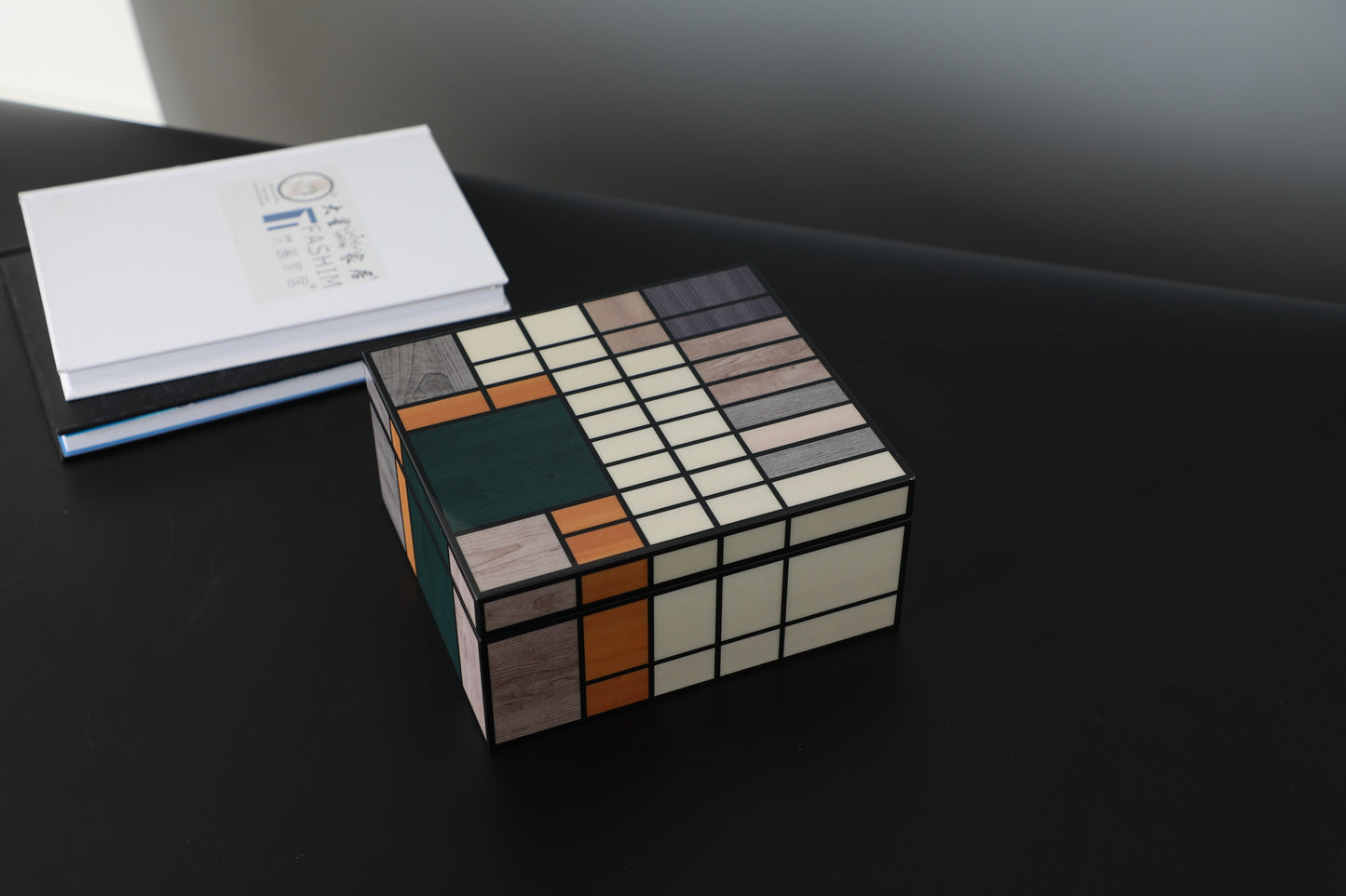 Colourful Mdf & Piano Lacquer Square Storage Box (B)