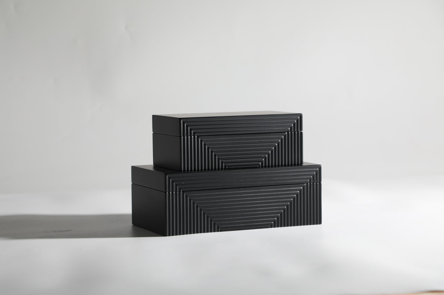 Black Resin Storage Box