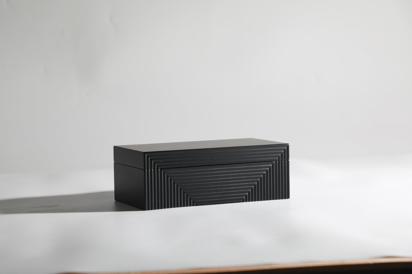 Black Resin Storage Box