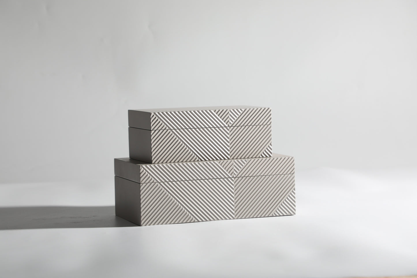 Grey Resin Storage Box (A)