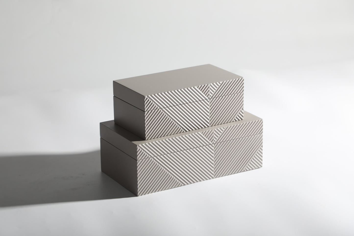 Grey Resin Storage Box (A)