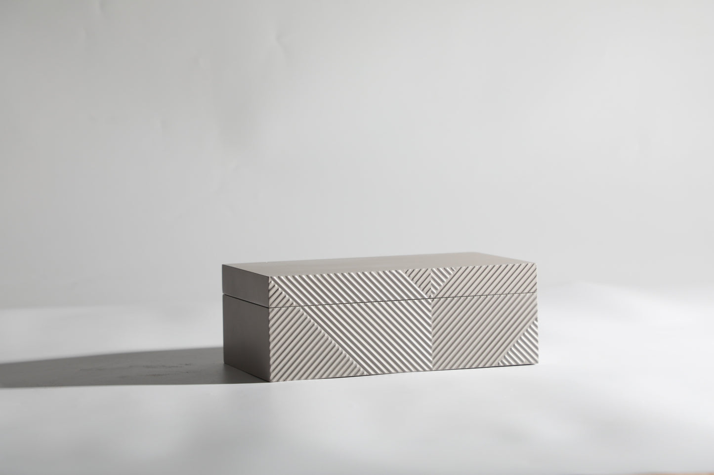 Grey Resin Storage Box (A)