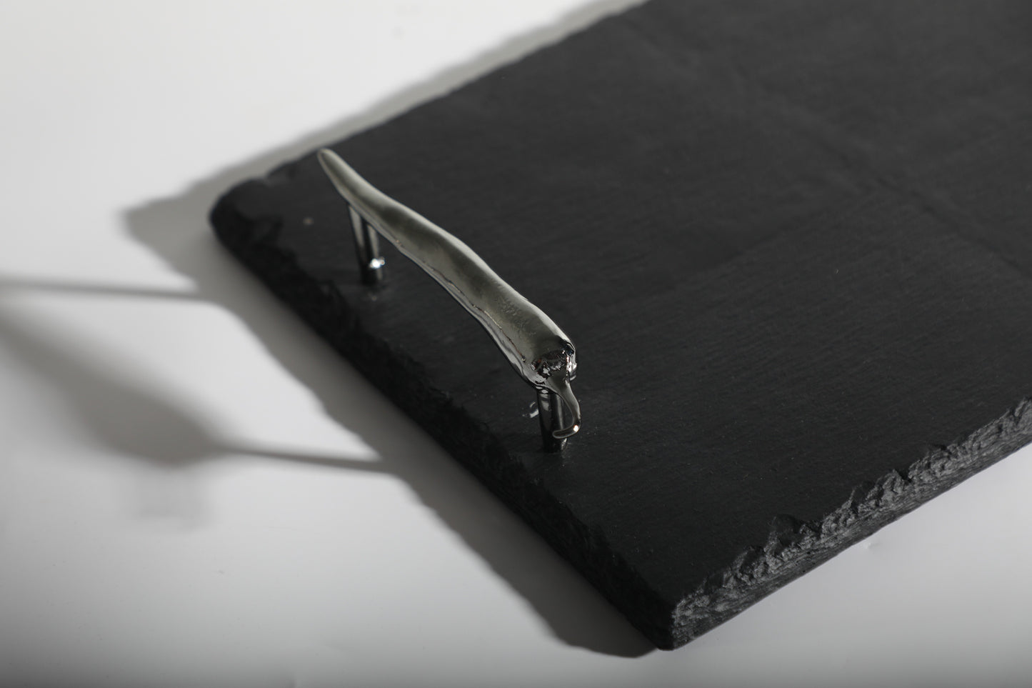 Black Tin Alloy & Iron Tray