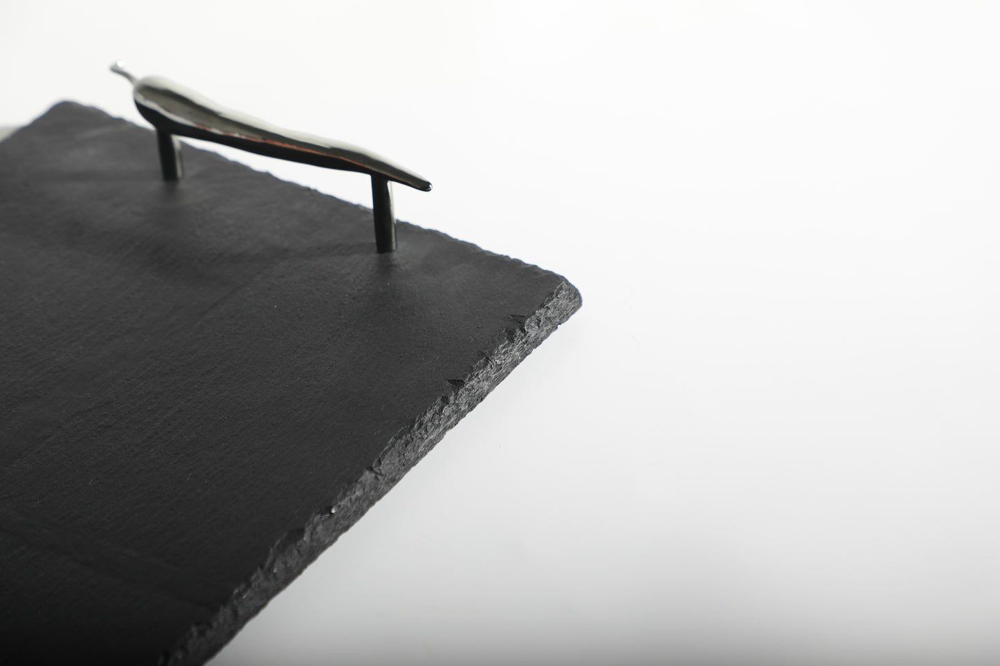 Black Tin Alloy & Iron Tray
