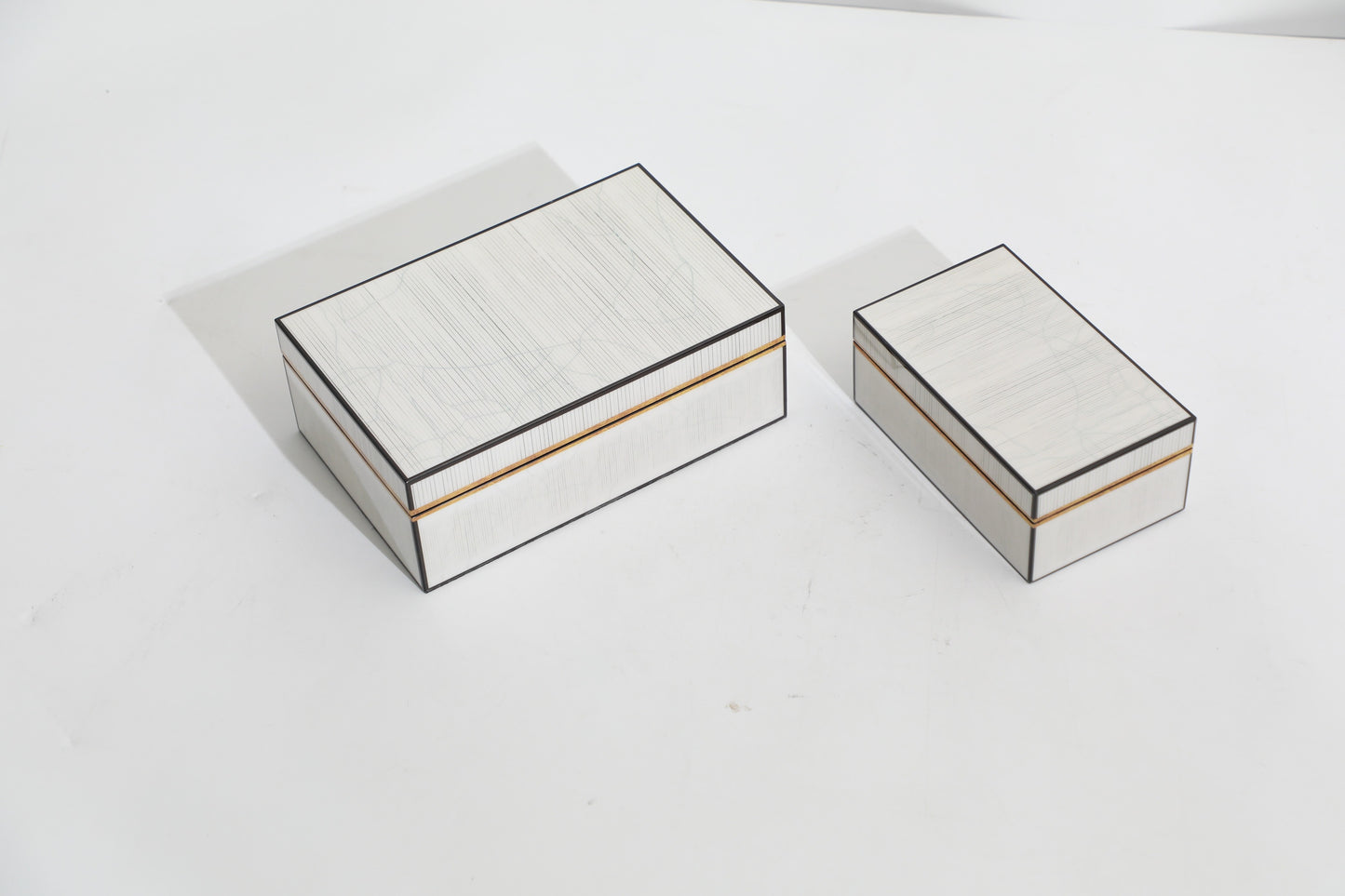 White Mdf Small Storage Box