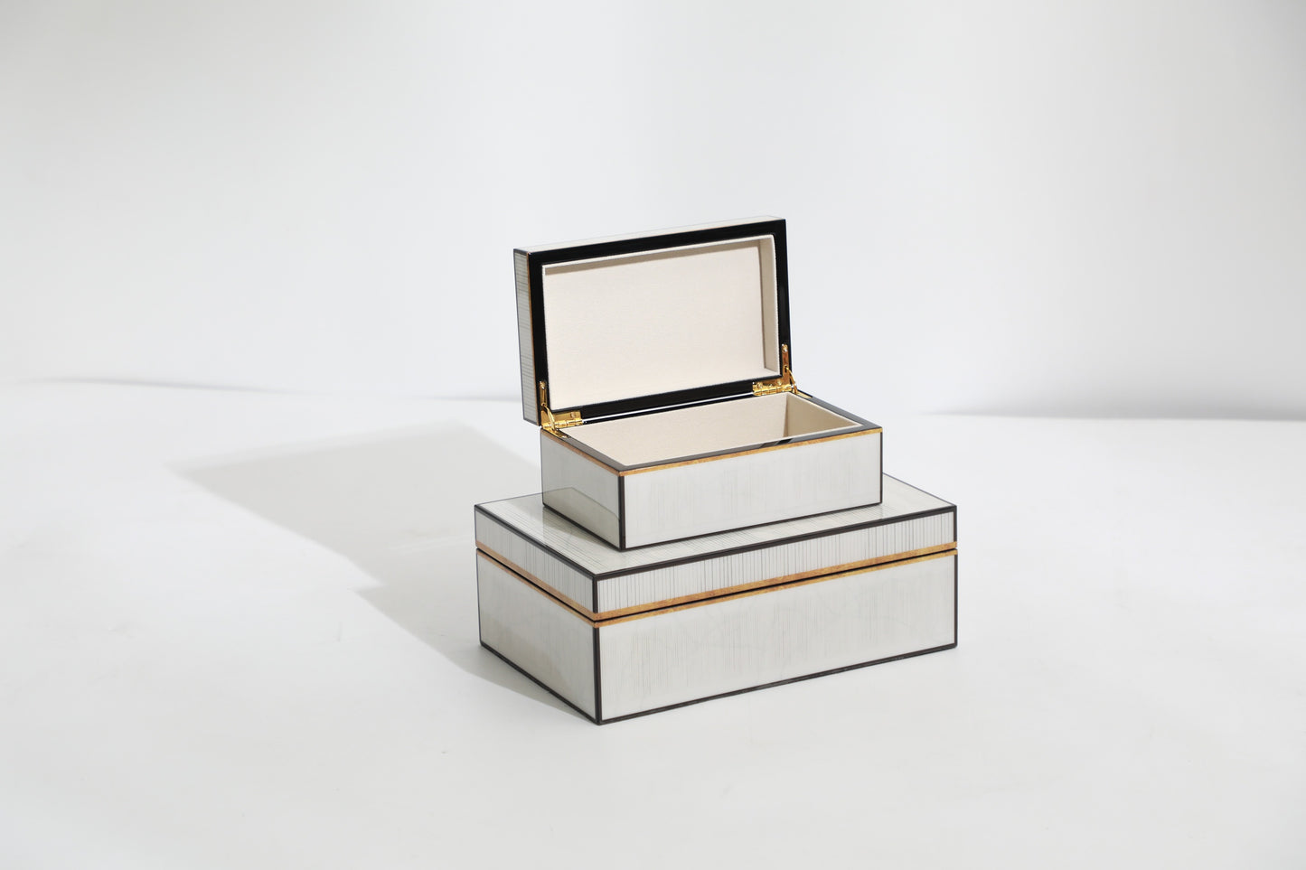 White Mdf Small Storage Box