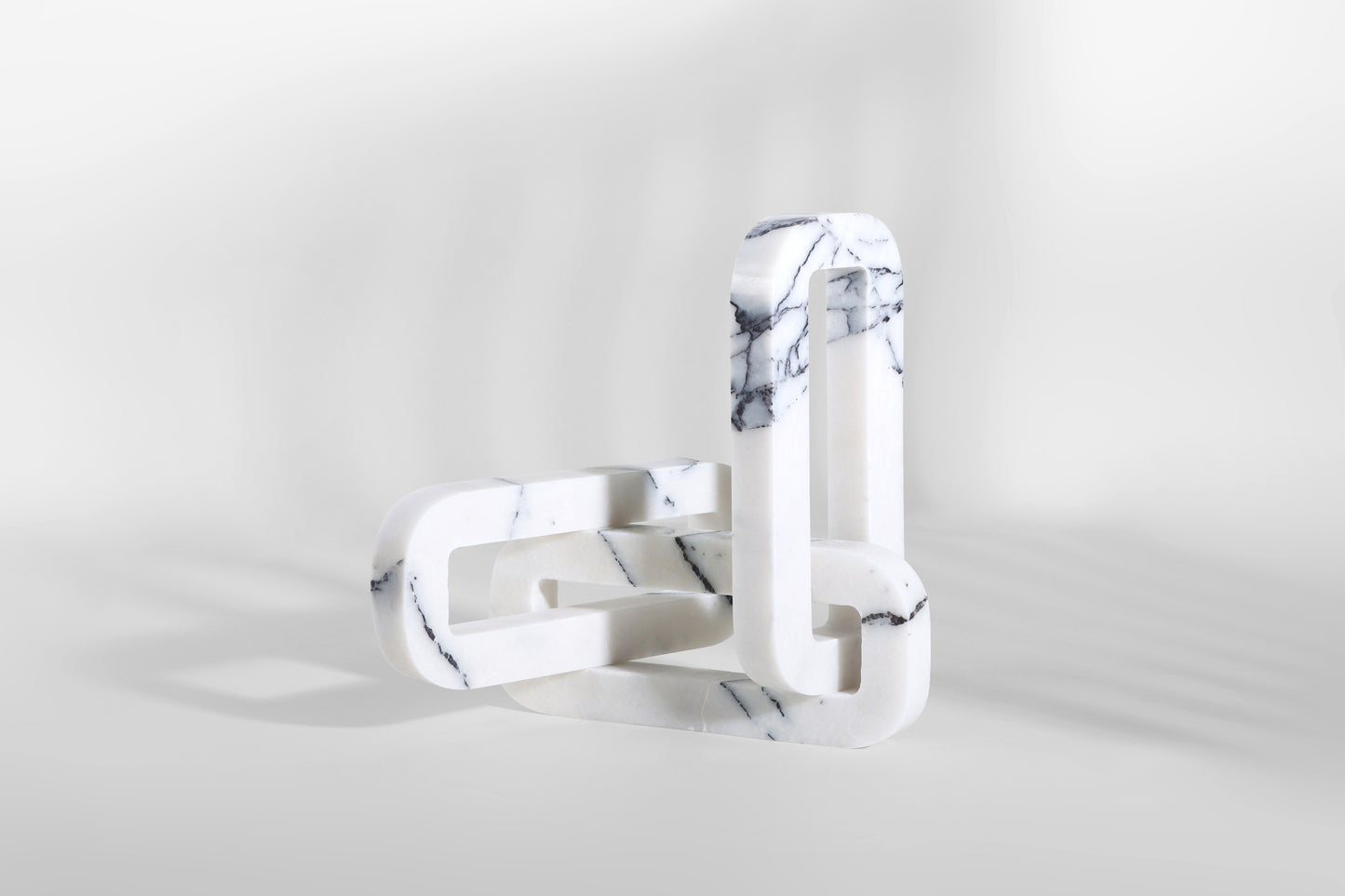 Chain Like Loop Sculpture Marble