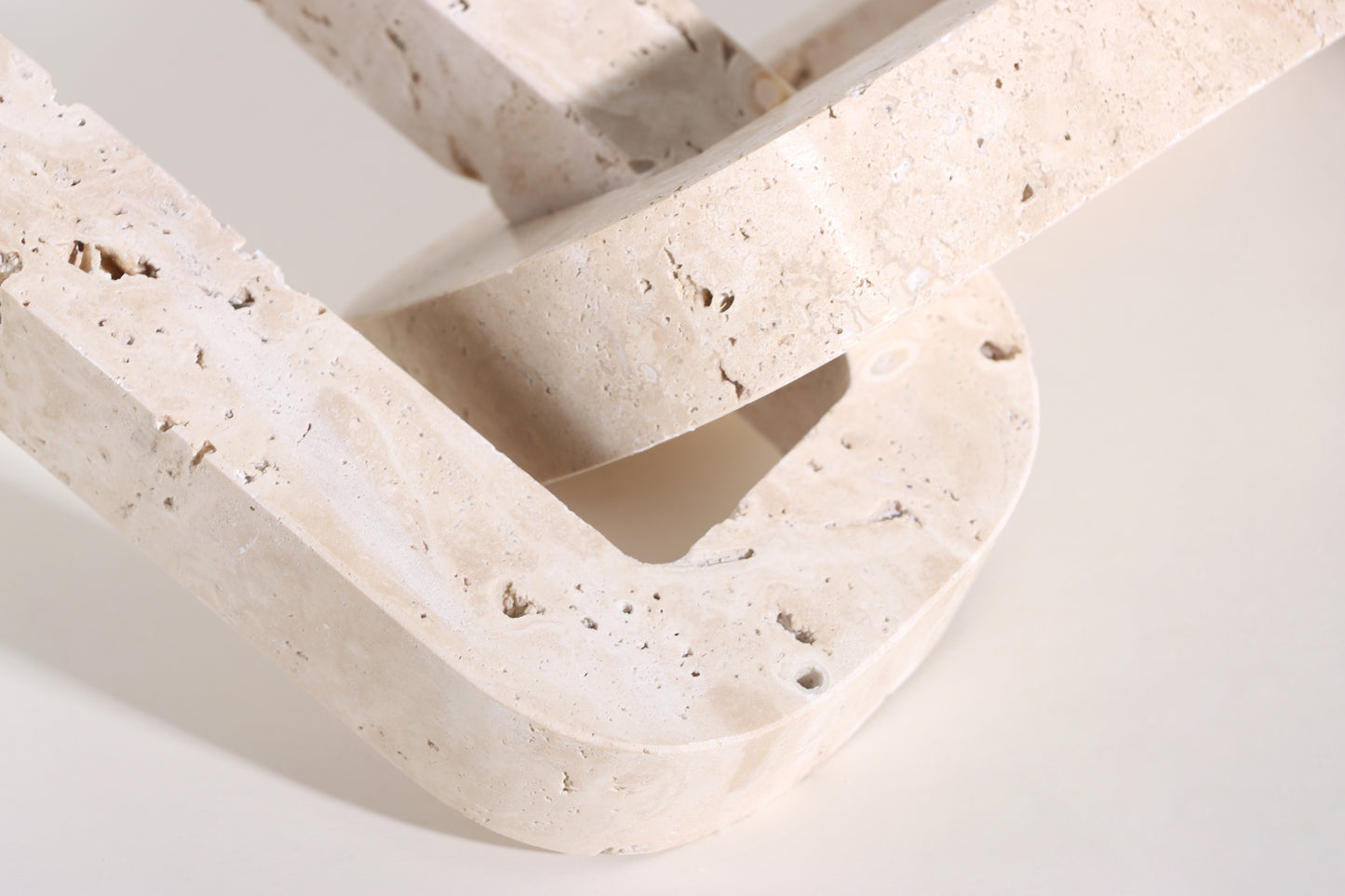 Chain Like Loop Sculpture Marble