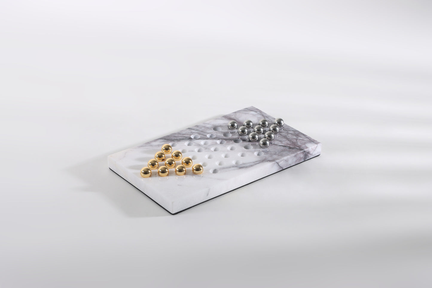 S/S STEEL & MARBLE CHESSBOARD