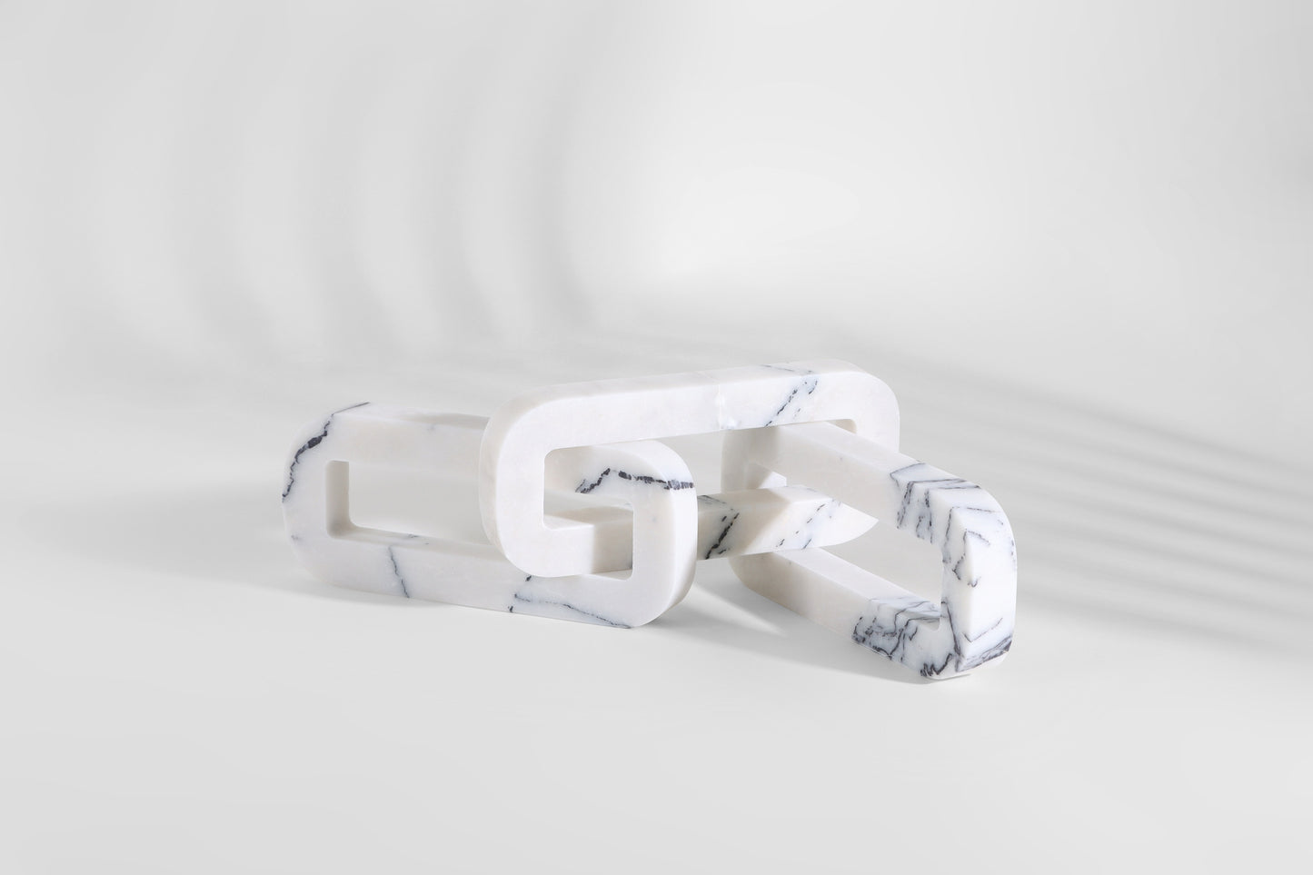 Chain Like Loop Sculpture Marble
