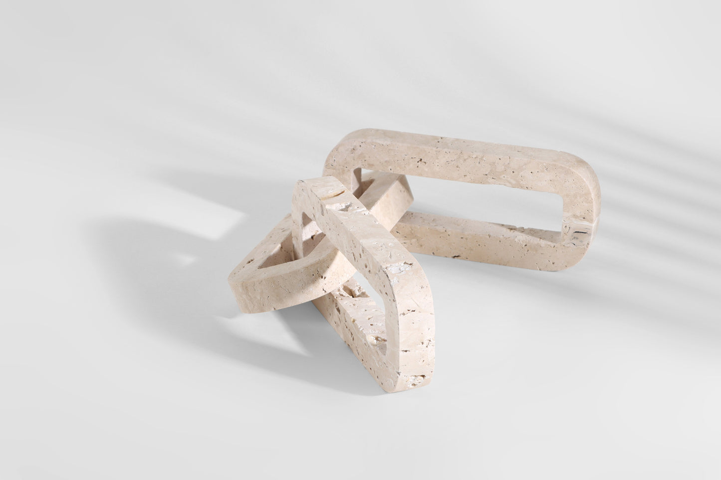 Chain Like Loop Sculpture Marble