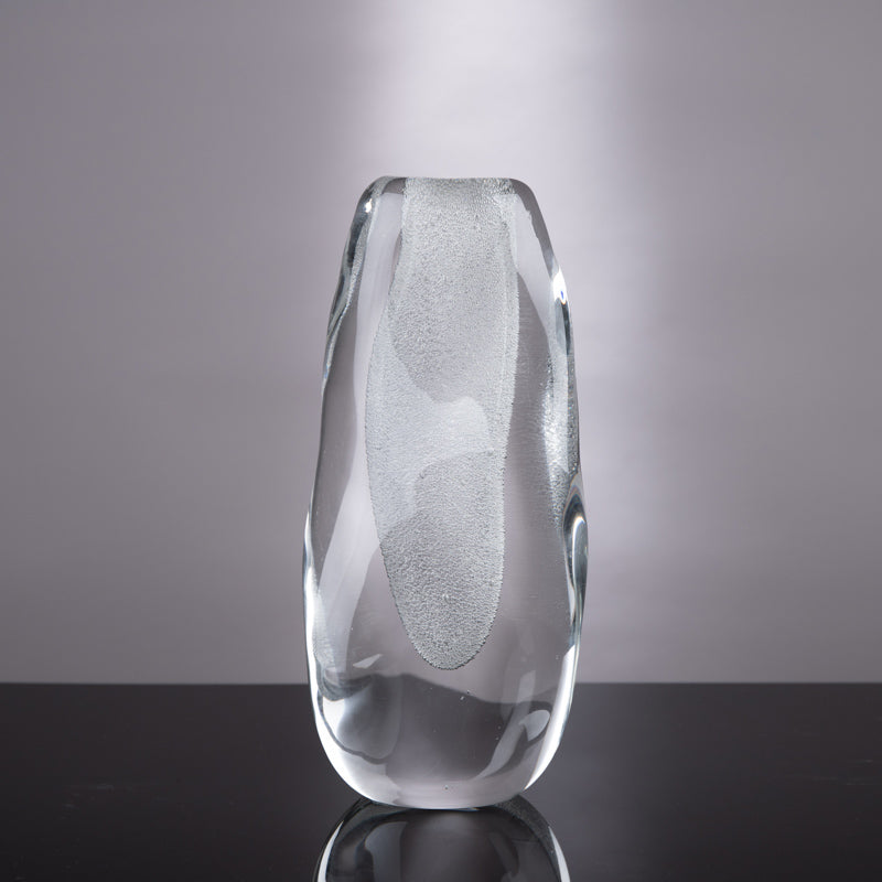 BUBBLE SPOUT GLASS VASE