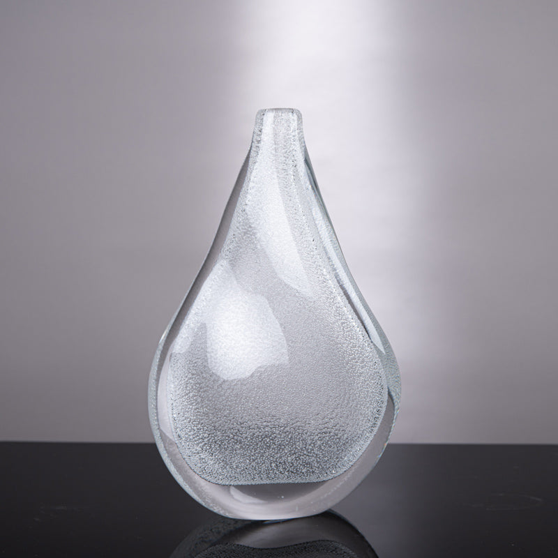 BUBBLE SPOUT GLASS VASE