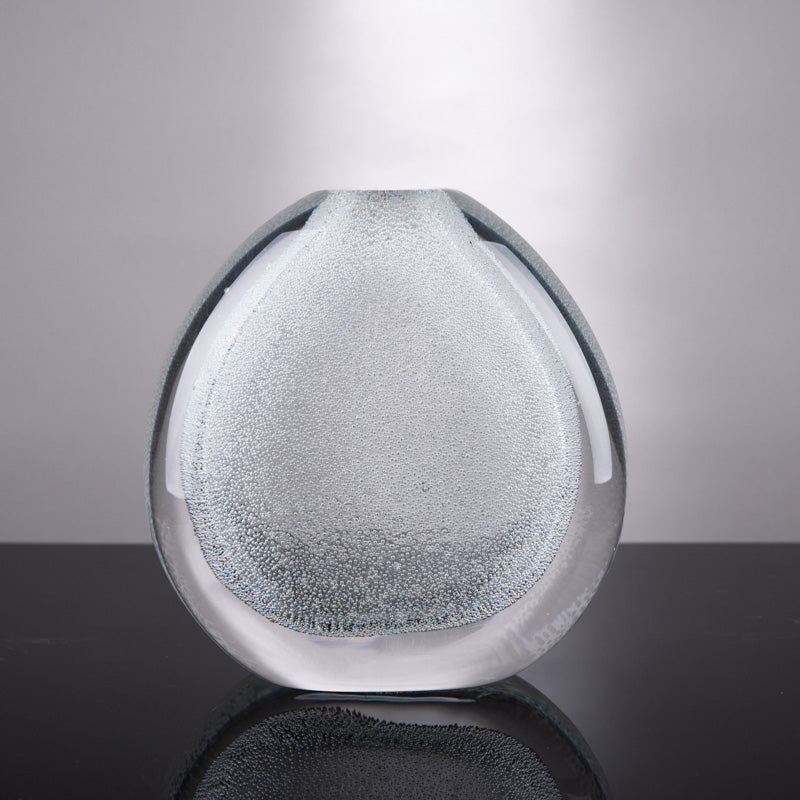 BUBBLE SPOUT GLASS VASE