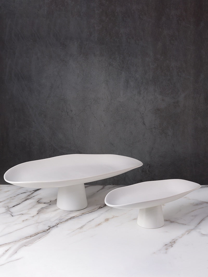 CERAMIC WHITE TRAY