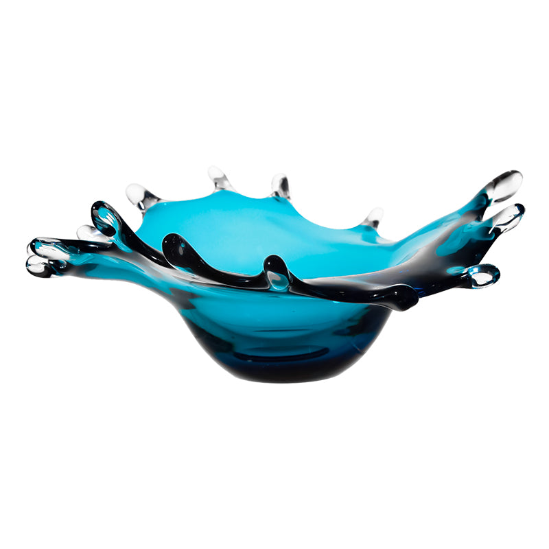 Lake Blue Glass Plate