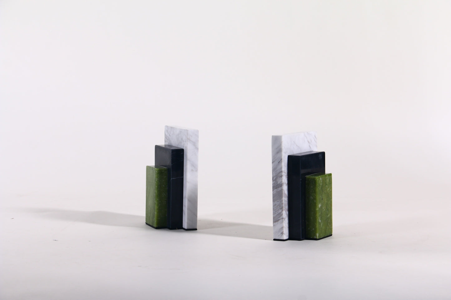Multi-Color Marble Bookend