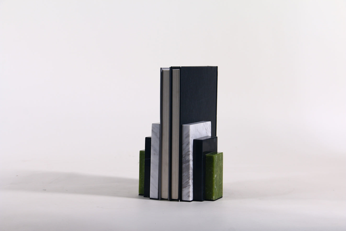 Multi-Color Marble Bookend