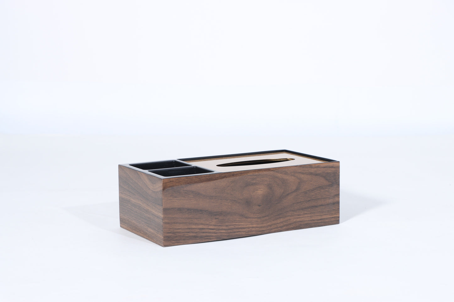 Mdf & S/S Steel Tissue Box