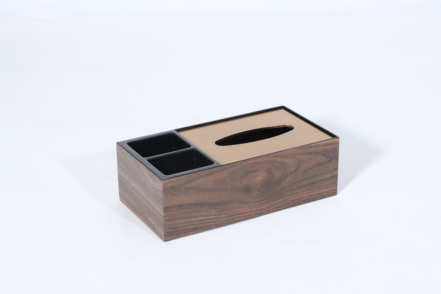 Mdf & S/S Steel Tissue Box