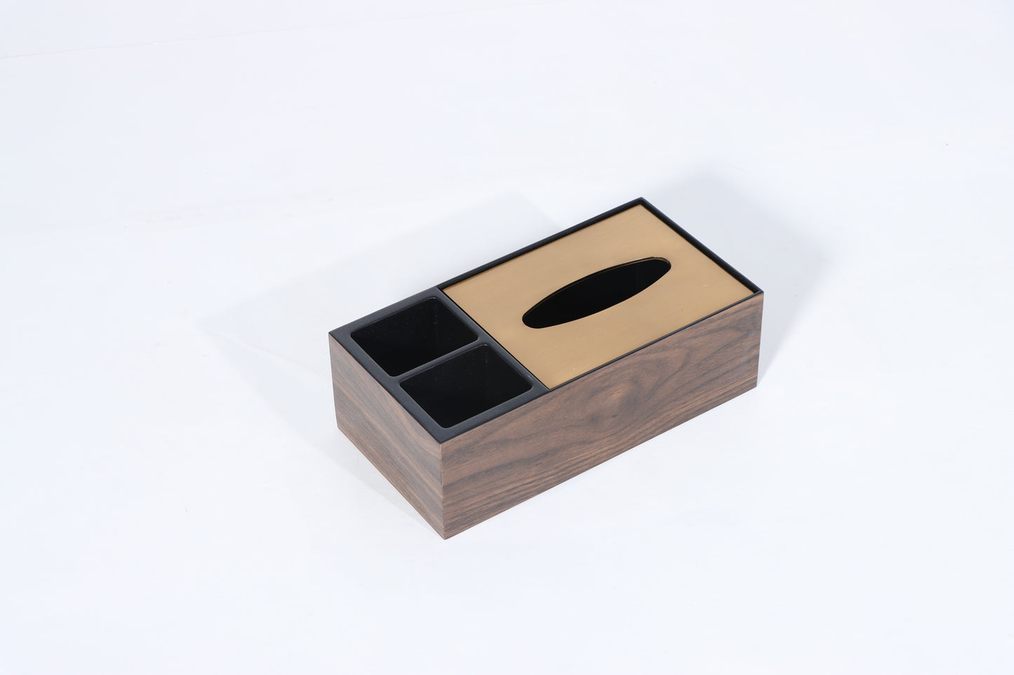 Mdf & S/S Steel Tissue Box