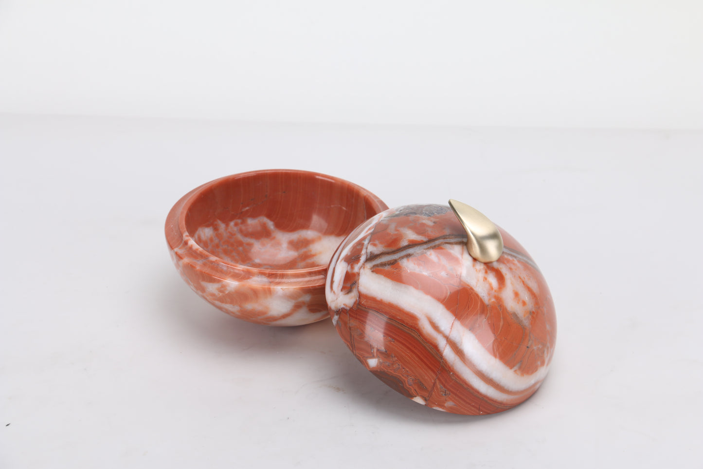 Marble & Alloy Storage Jar