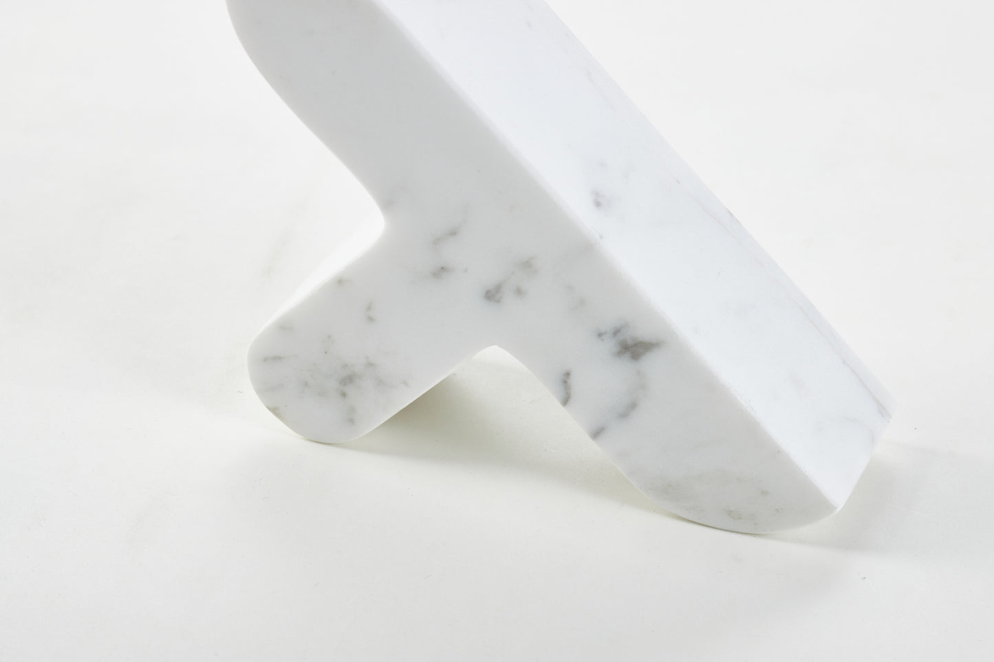 White Stone Symbol Bookend (Single)