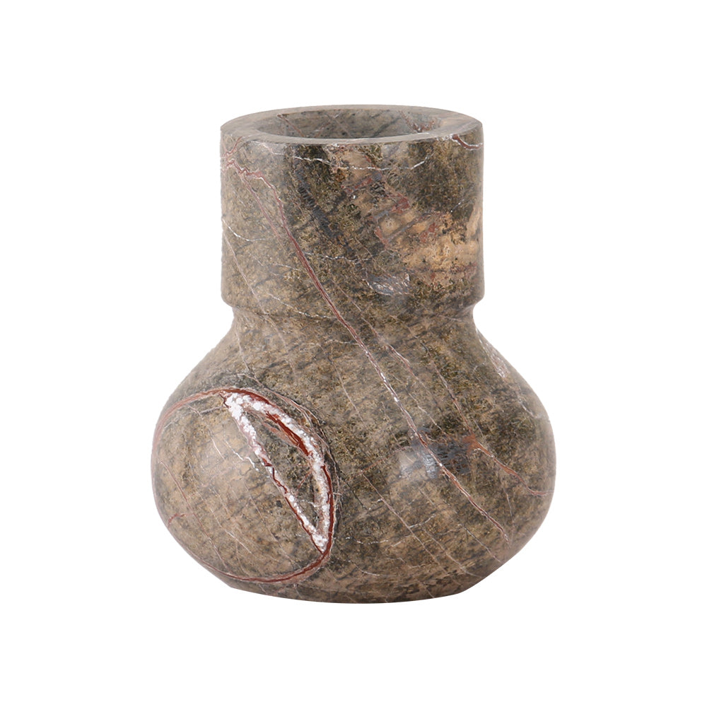 Rain Forest Green Marble Candle Holder