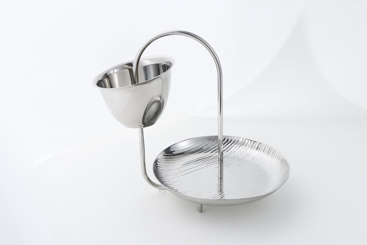 Silver S/S Steel Cake Stand