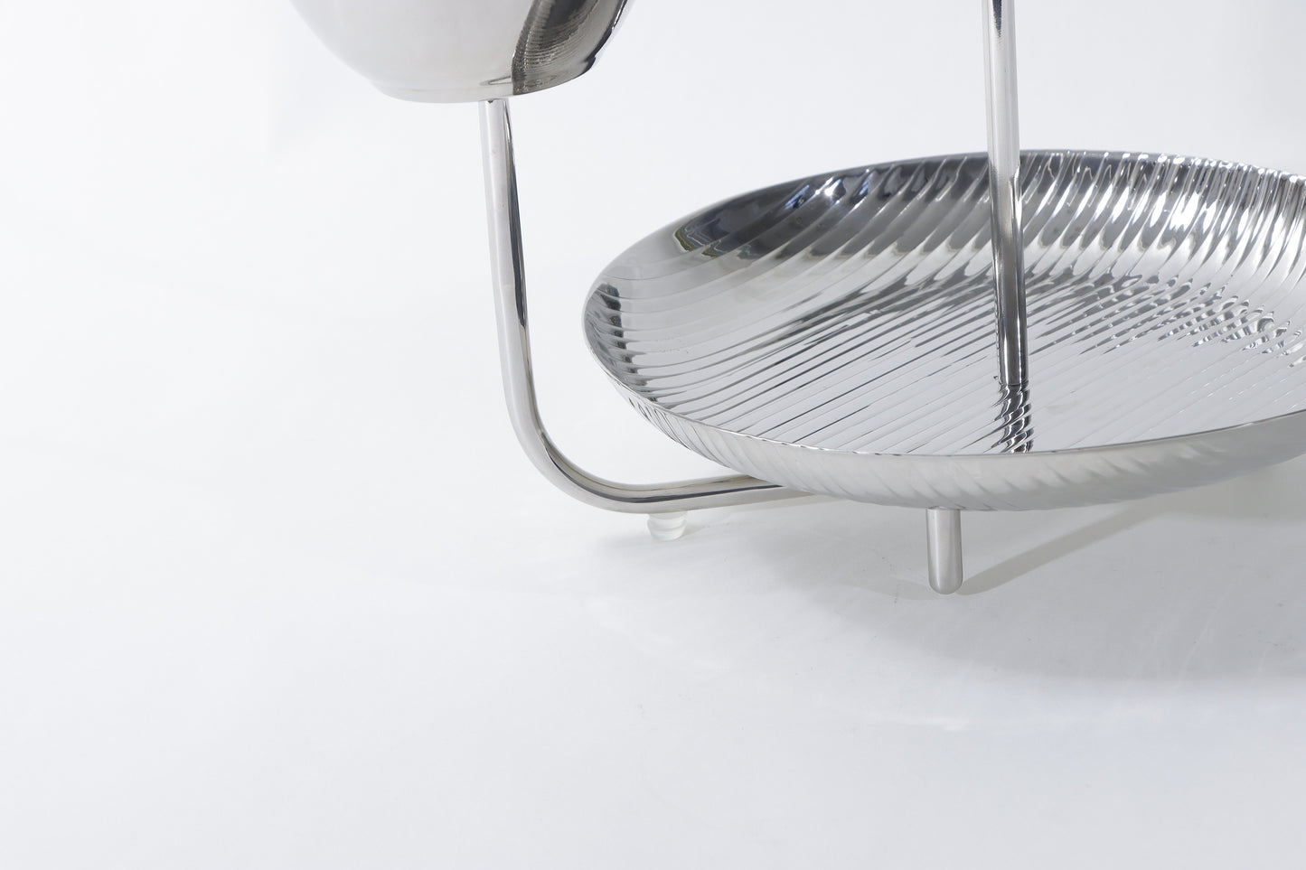 Silver S/S Steel Cake Stand