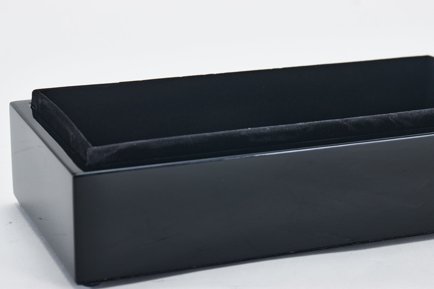 Black Mdf & Horn Box With Horn Handle