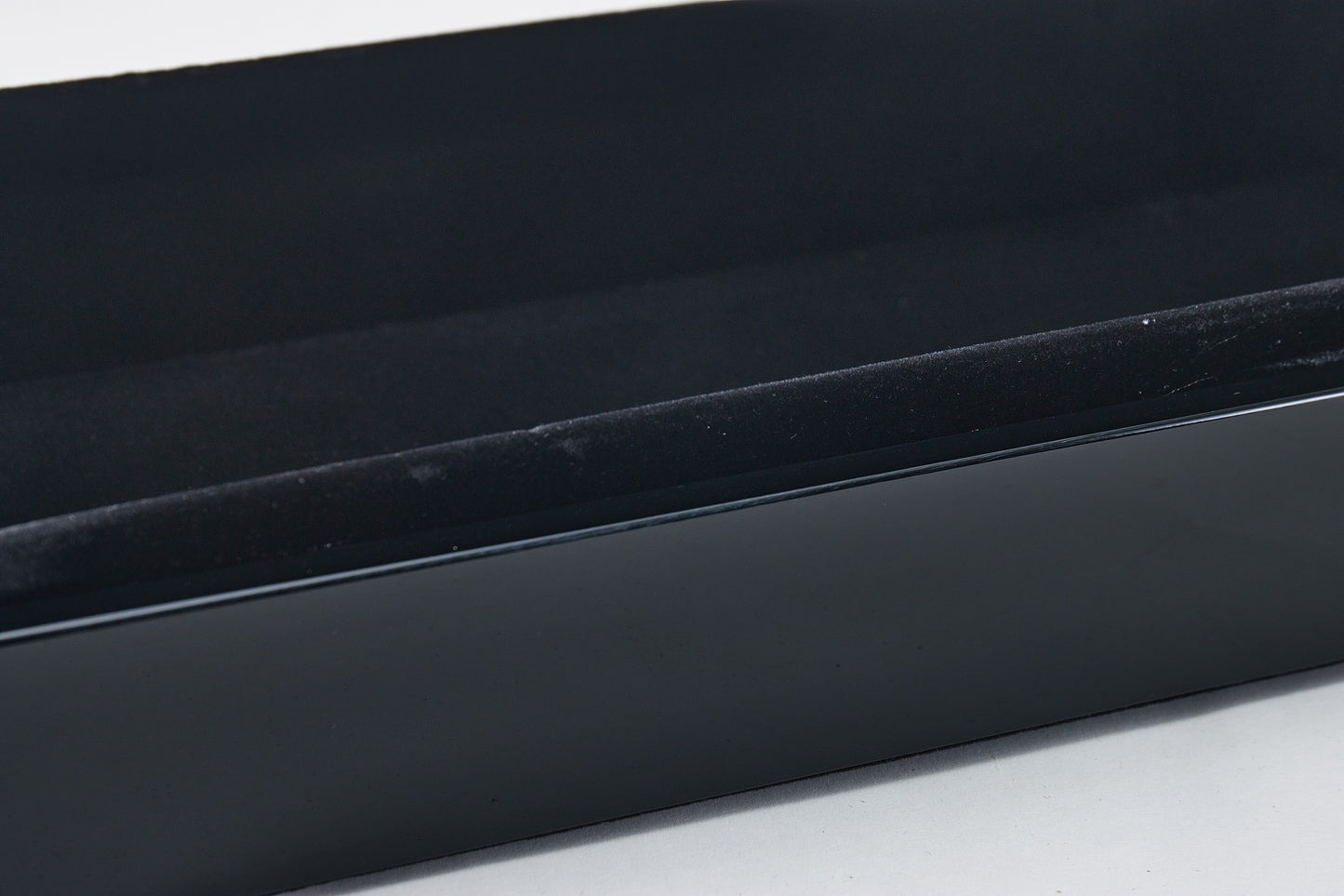 Black Mdf & Horn Box With Horn Handle