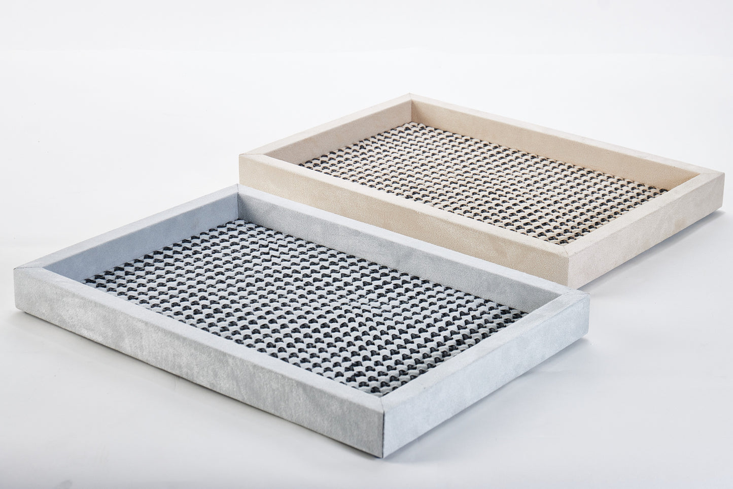 Mdf & Weaven Polyester Fabric Weaving Tray