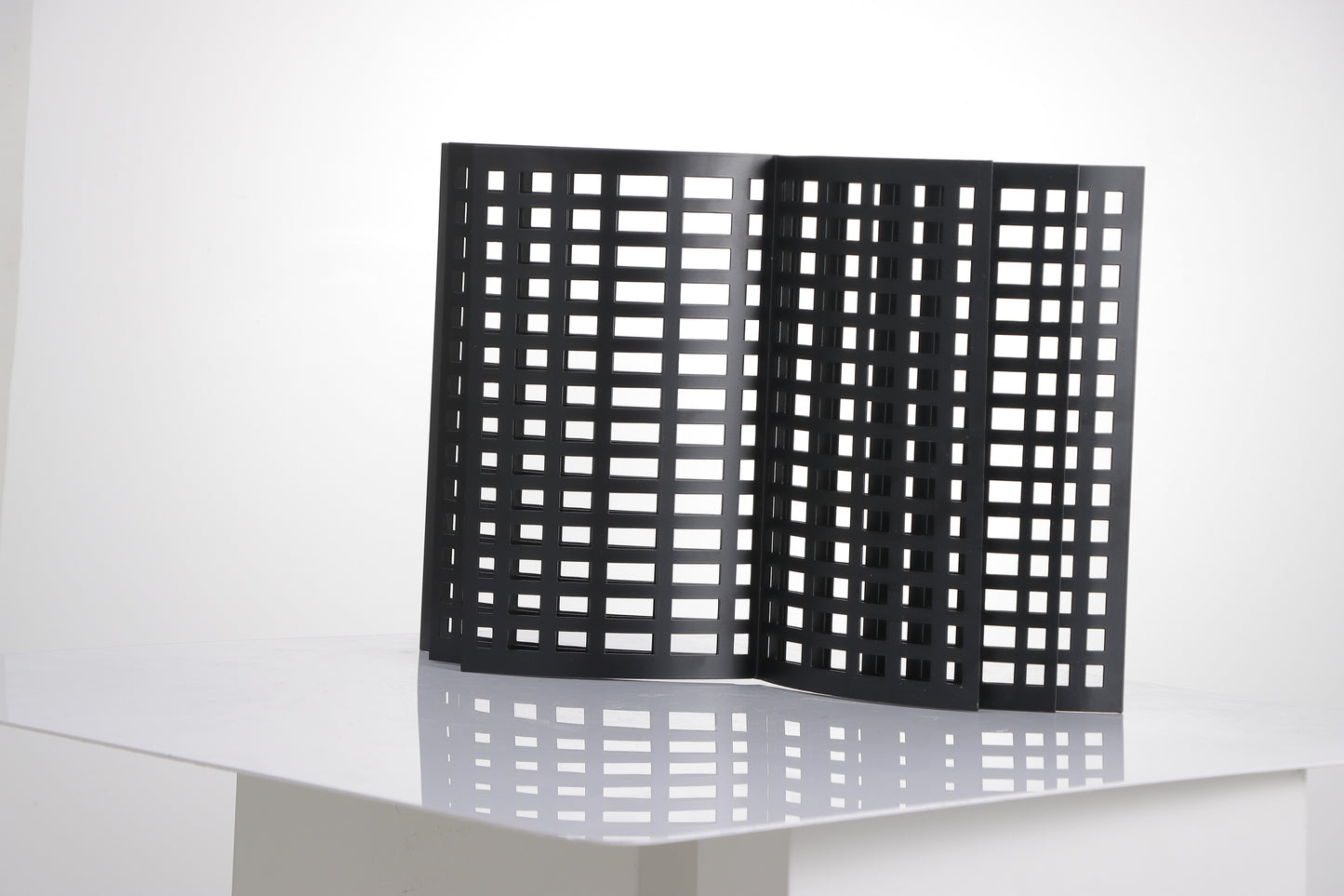 Black Iron Metal Book Sculpture