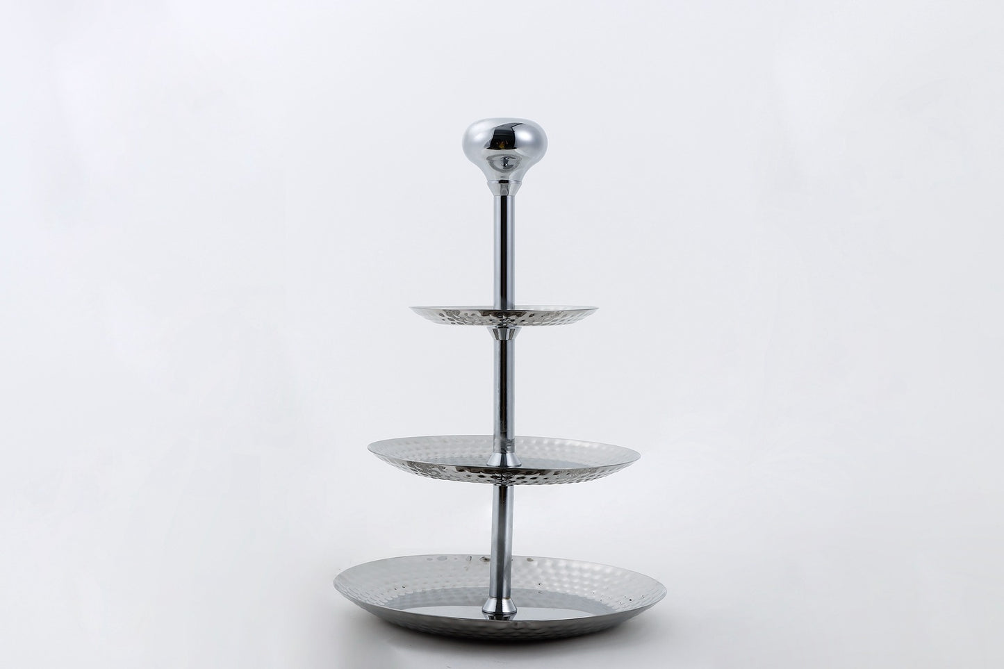 Silver S/S Steel & Aluminum Cake Stand