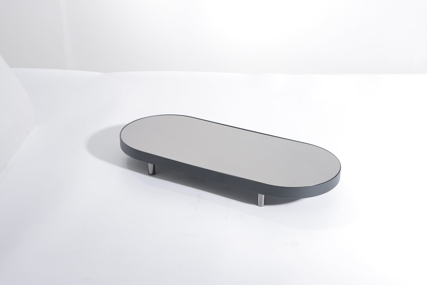 Gun Metal S/S Steel & Iron Tray