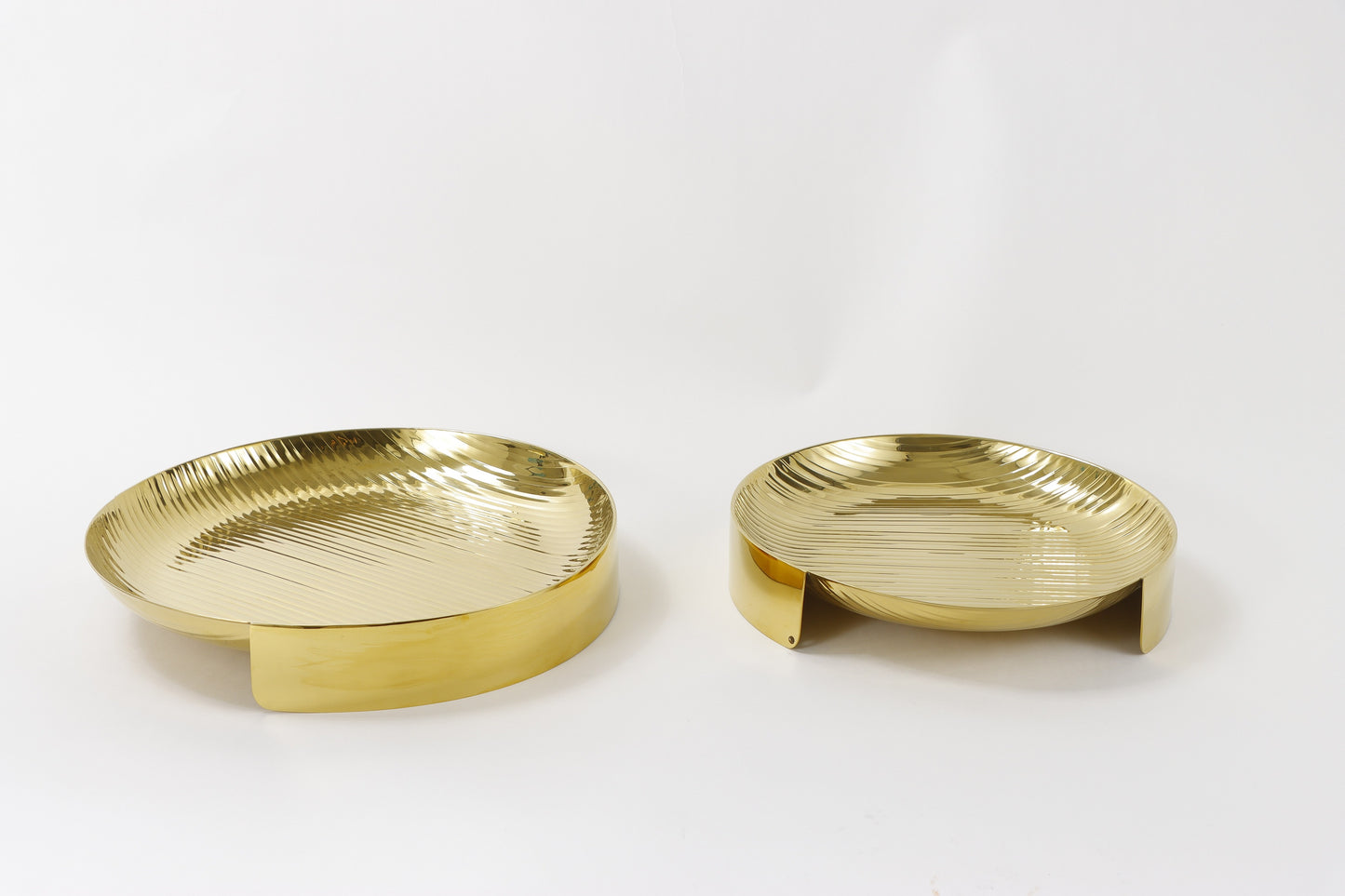 Gold S/S Steel Serving Tray
