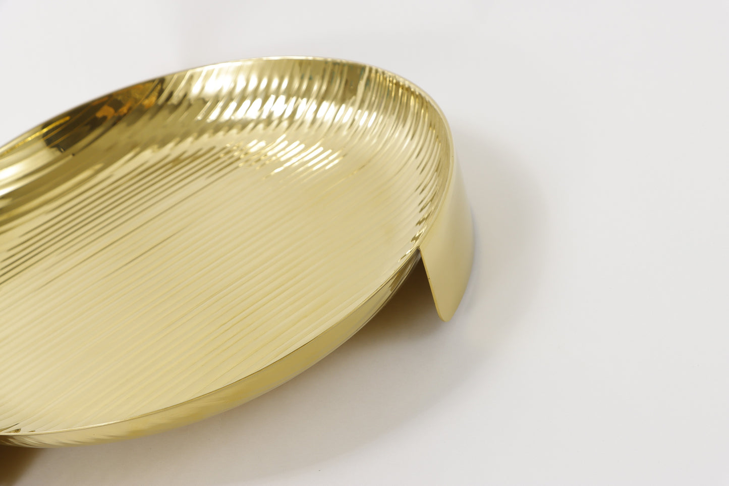 Gold S/S Steel Serving Tray