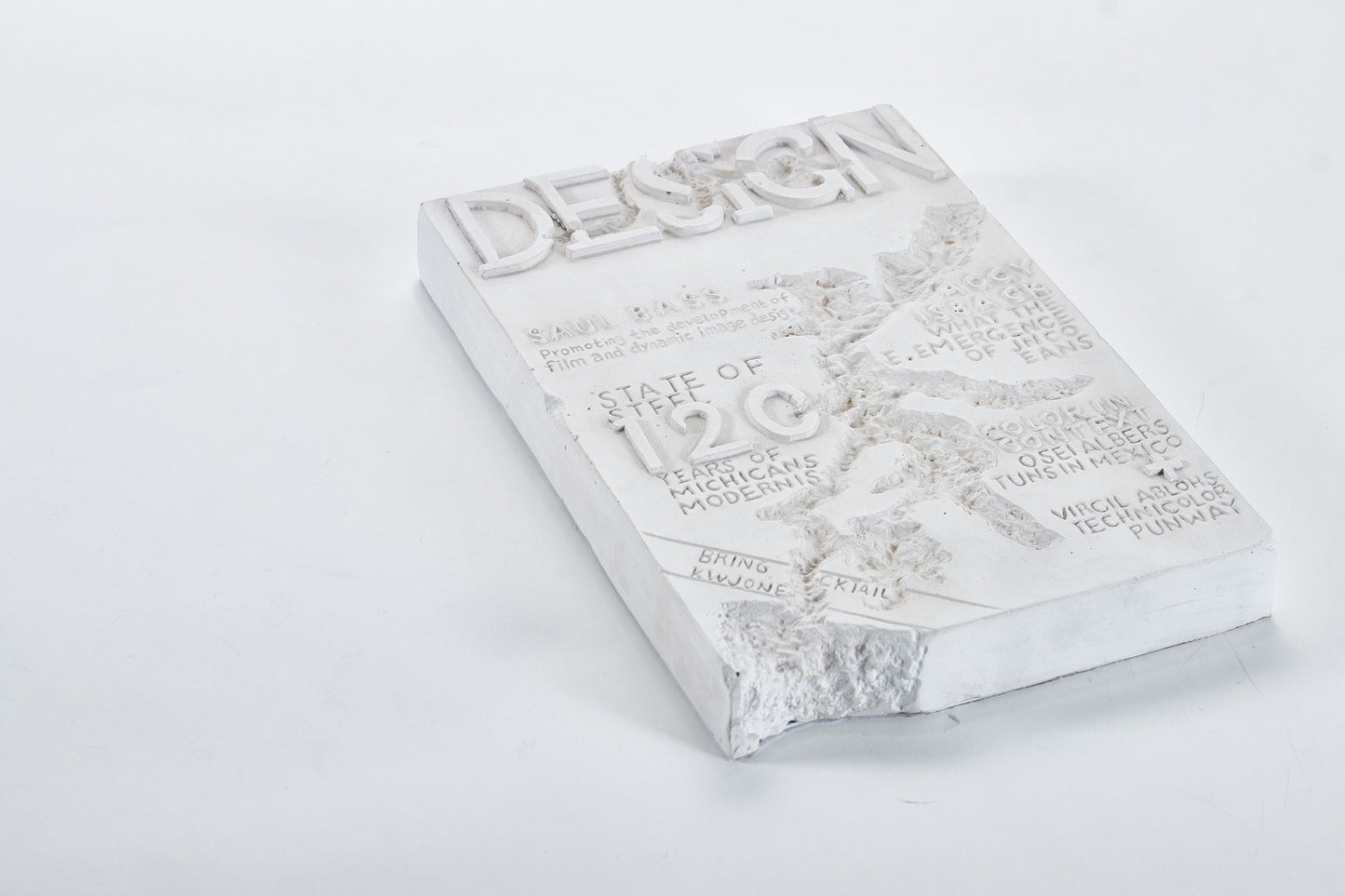 Beige Book Resin Sculpture