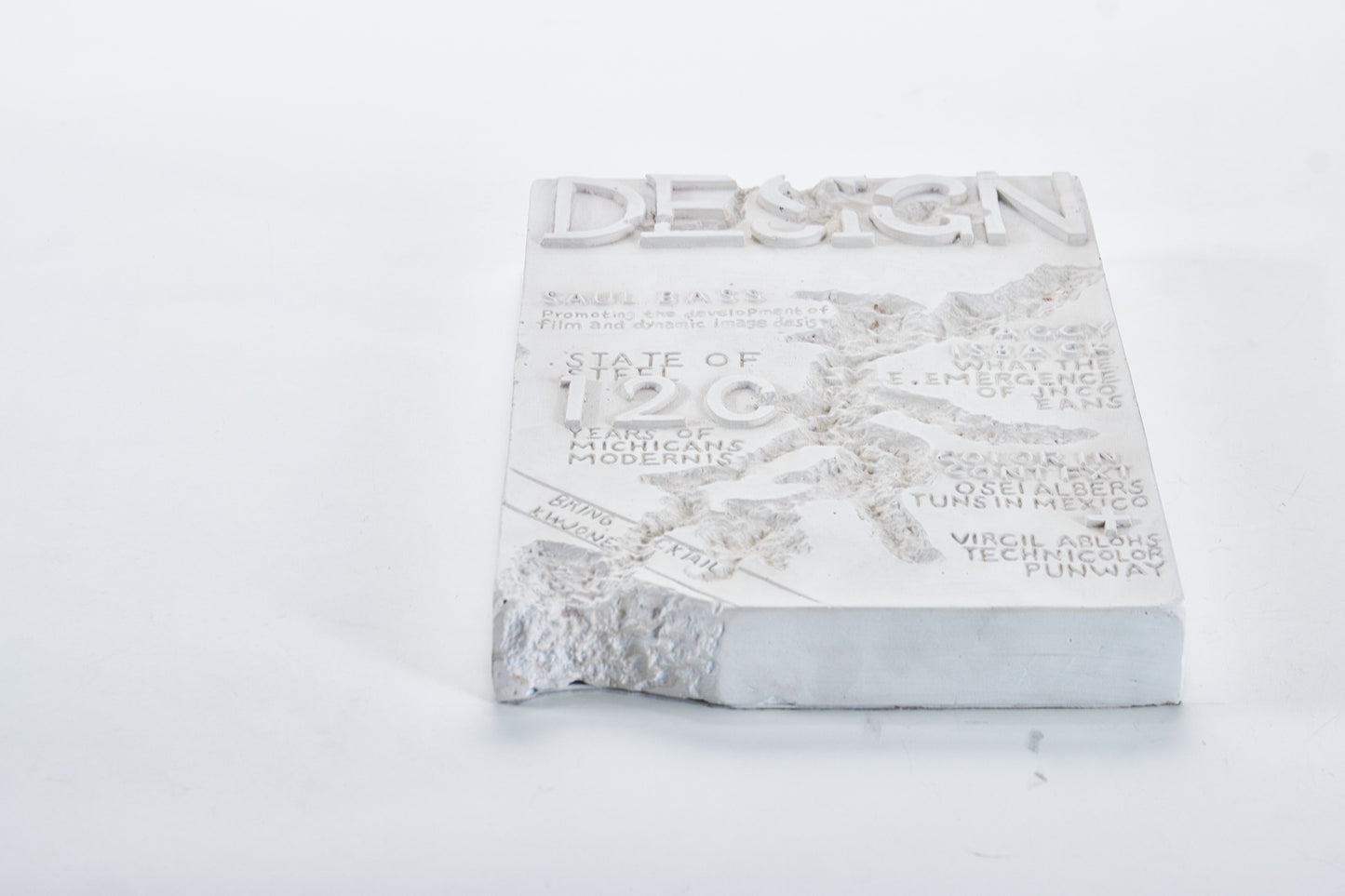 Beige Book Resin Sculpture