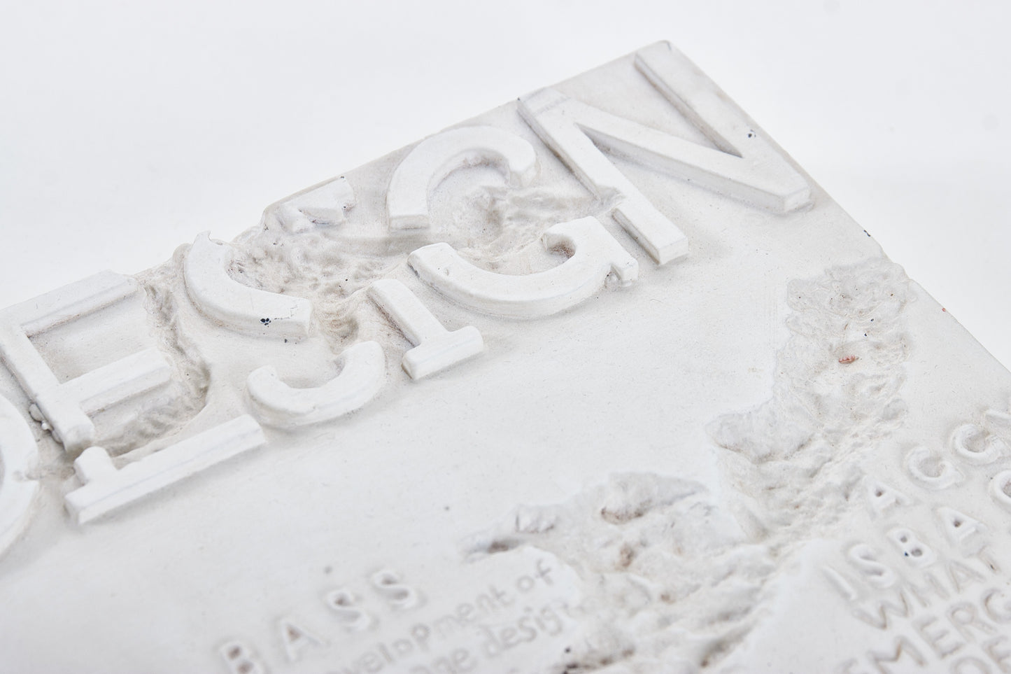 Beige Book Resin Sculpture