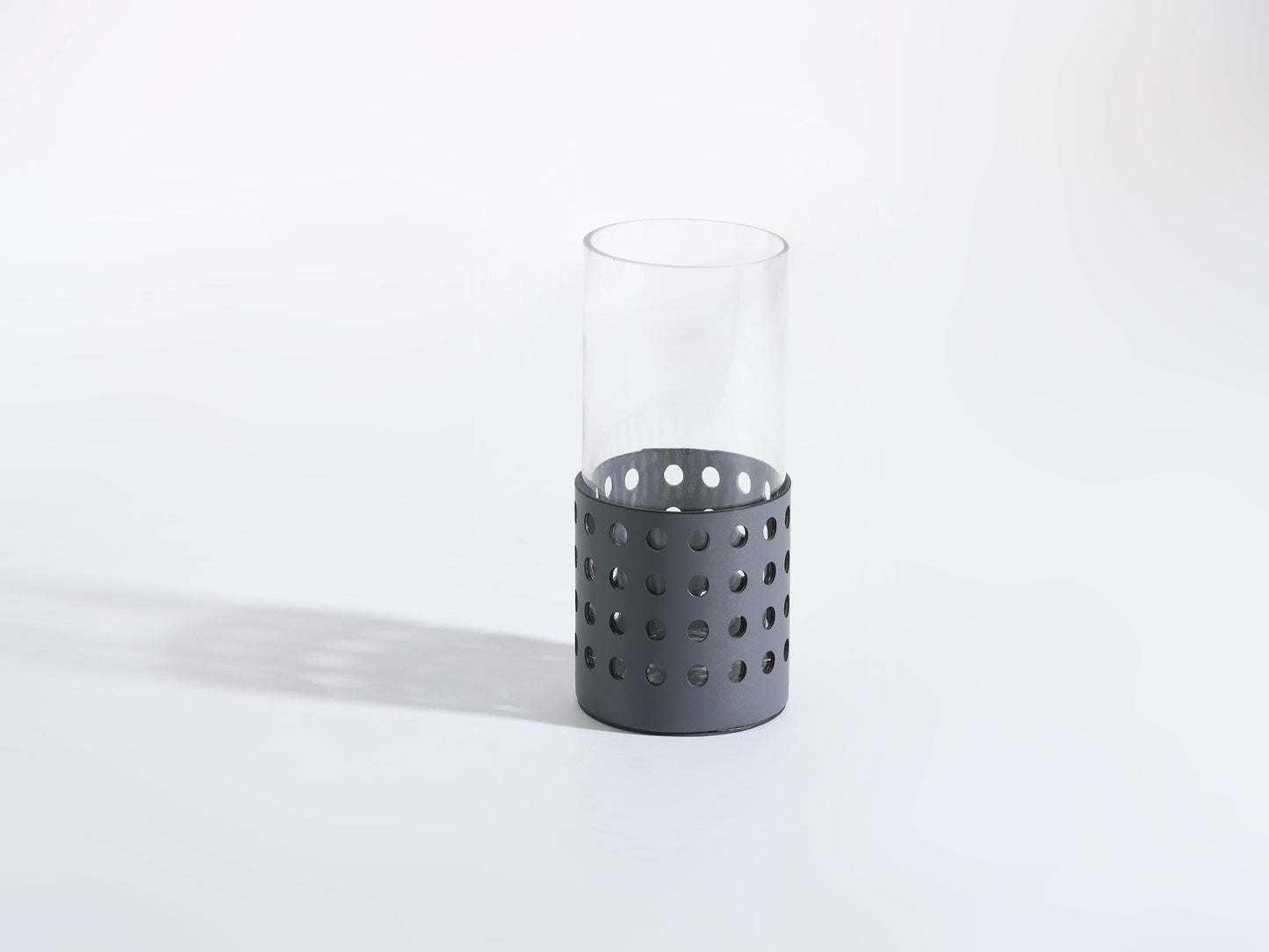 GREY HOLLOW MODERN GLASS VASE