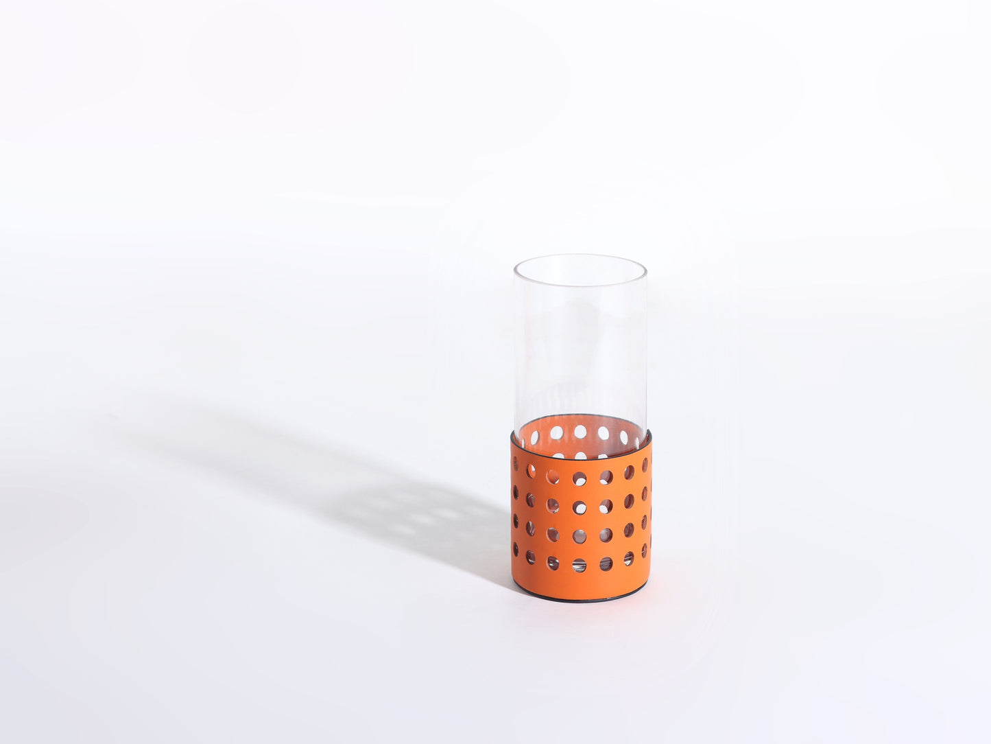 ORANGE HOLLOW MODERN GLASS VASE