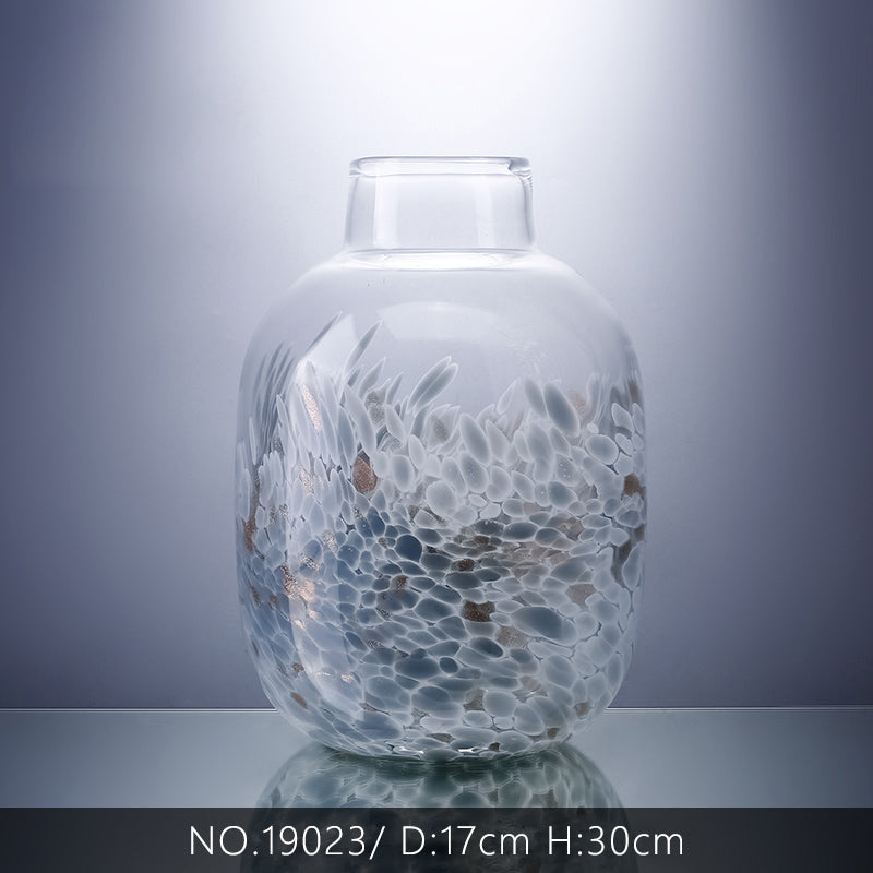 HYDROPONIC FLOWER ARRANGEMENT GLASS VASE