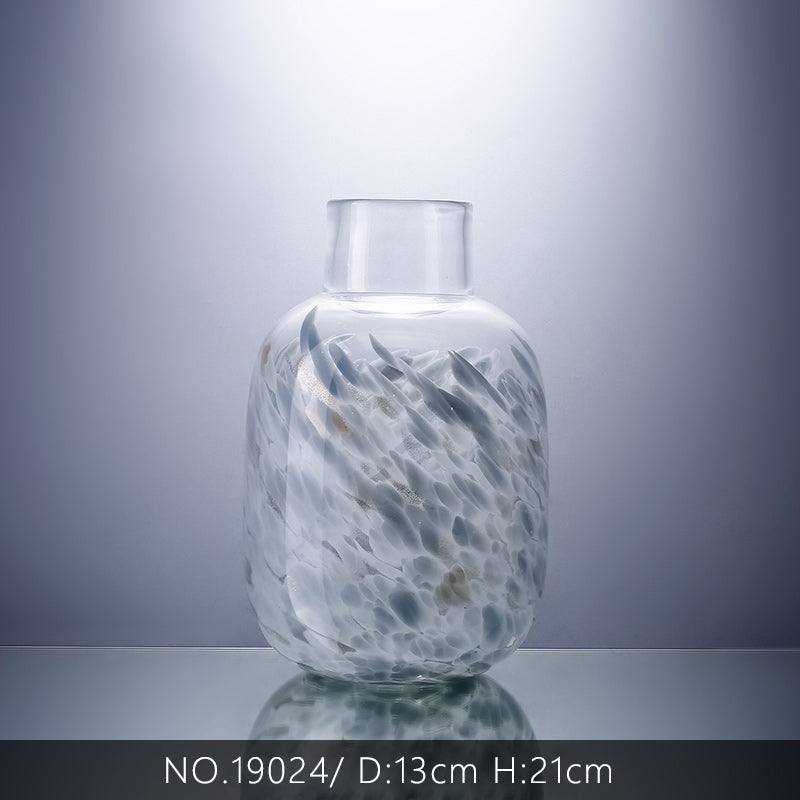 HYDROPONIC FLOWER ARRANGEMENT GLASS VASE