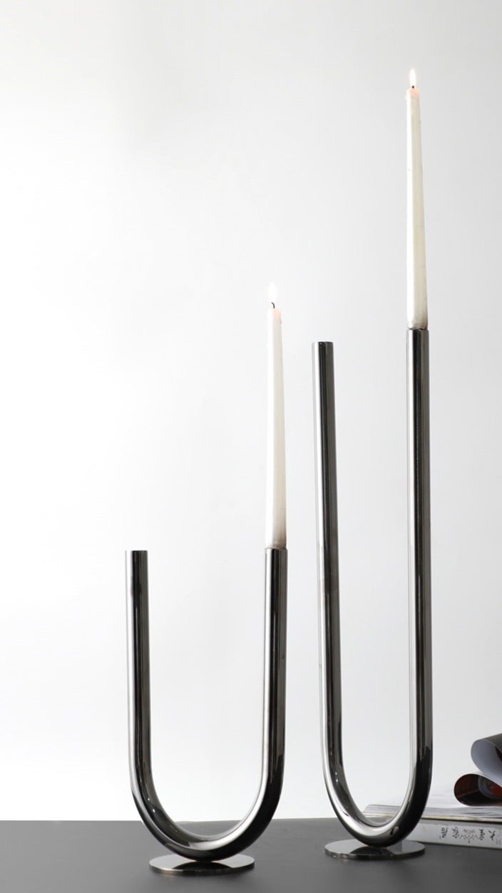 U SHAPE CANDLE HOLDER