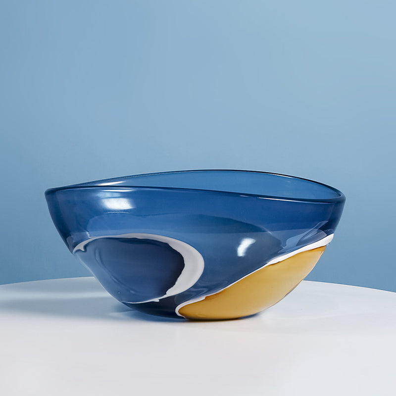 MULTICOLOR GLASS FRUITS PLATE