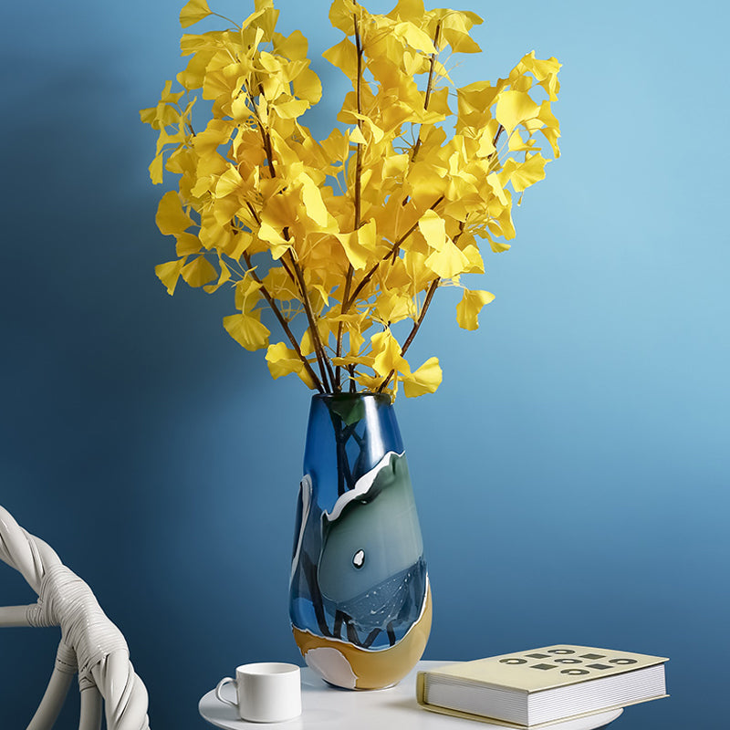 MULTICOLOR GLASS VASE