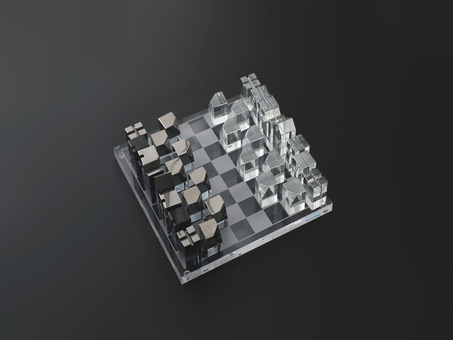 CRYSTAL CHESS BOARD